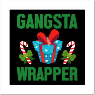 Gangsta Wrapper Christmas Gift Posters and Art